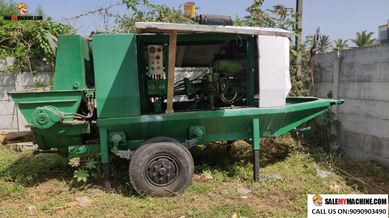 CONCRETE PUMP WITH PIPELINE